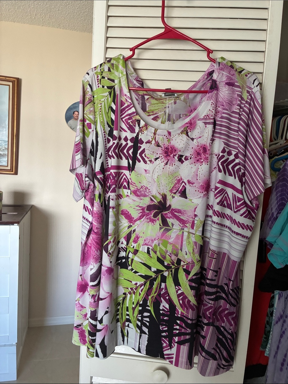 Colorful “Avenue “ brand tunic
